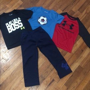 Little Boys Under Armour lot